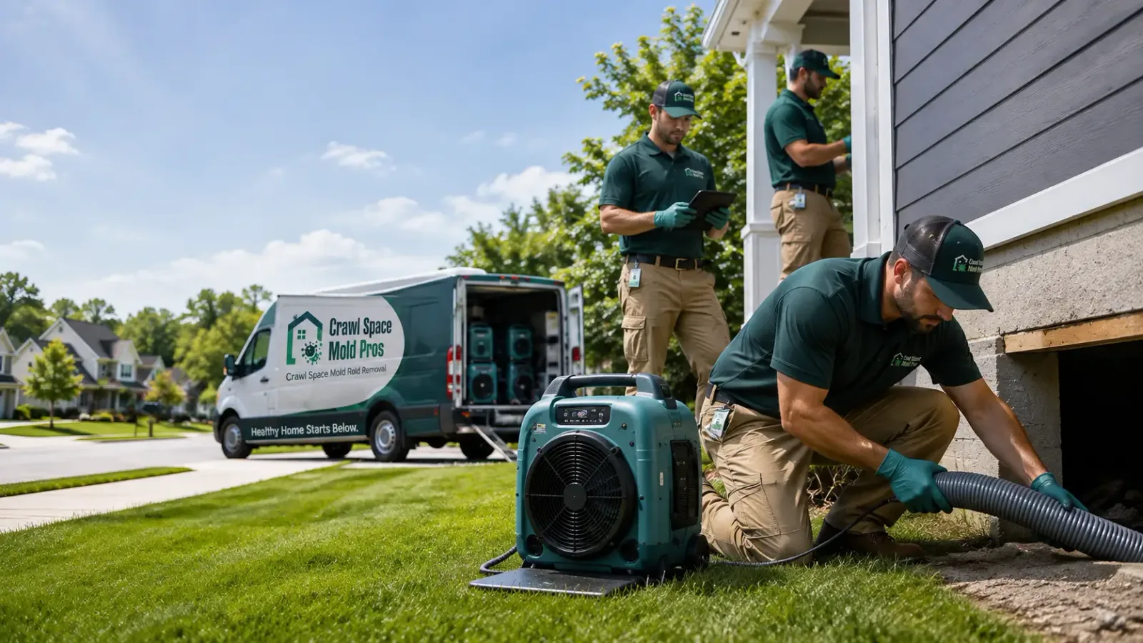 Crawl Space Mold Removal in Paupack, PA